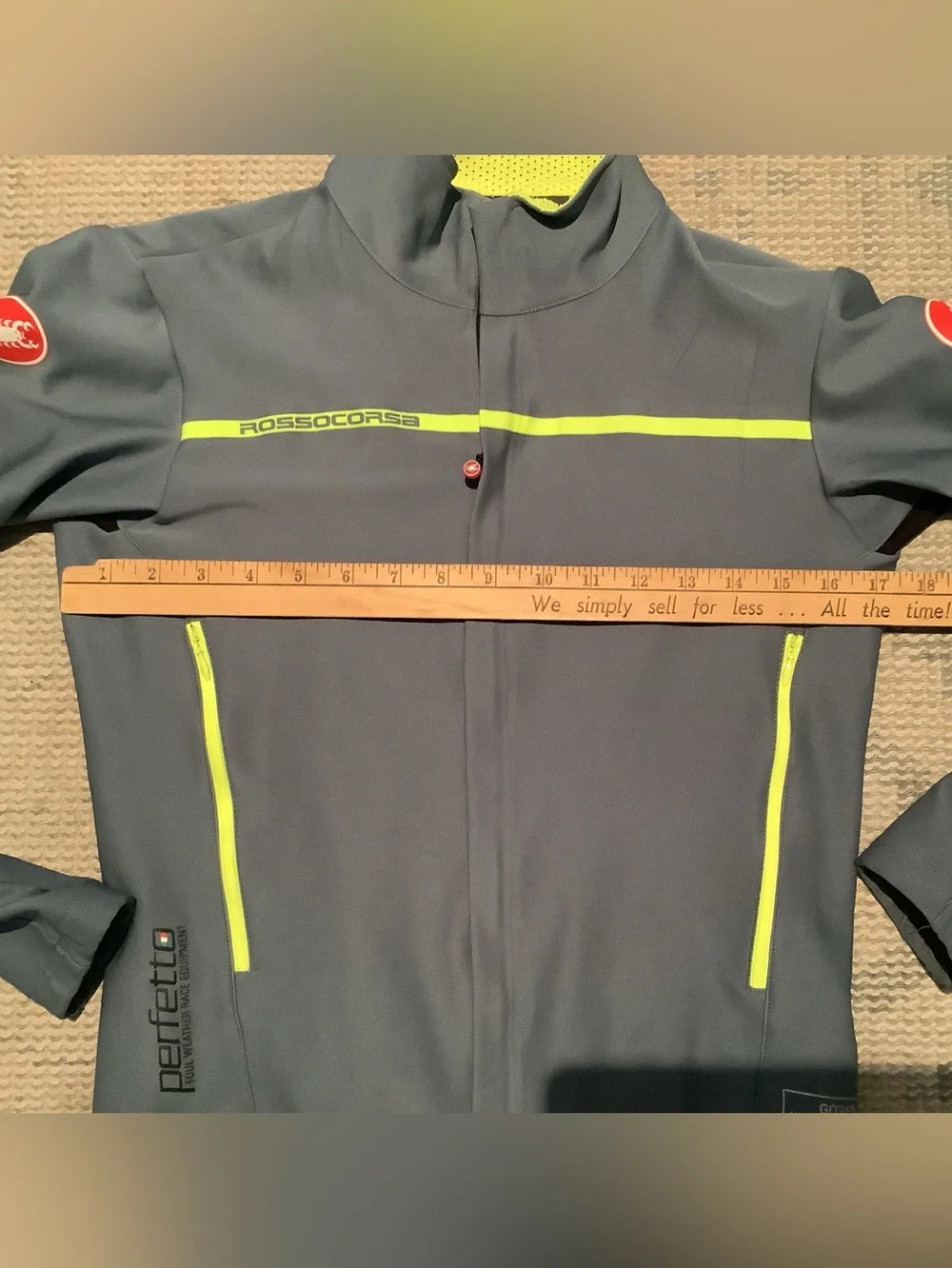 Castelli Perfetto Rossco Corsa Windstopper Cycling Jacket - Men’s Sz Med - NWOT